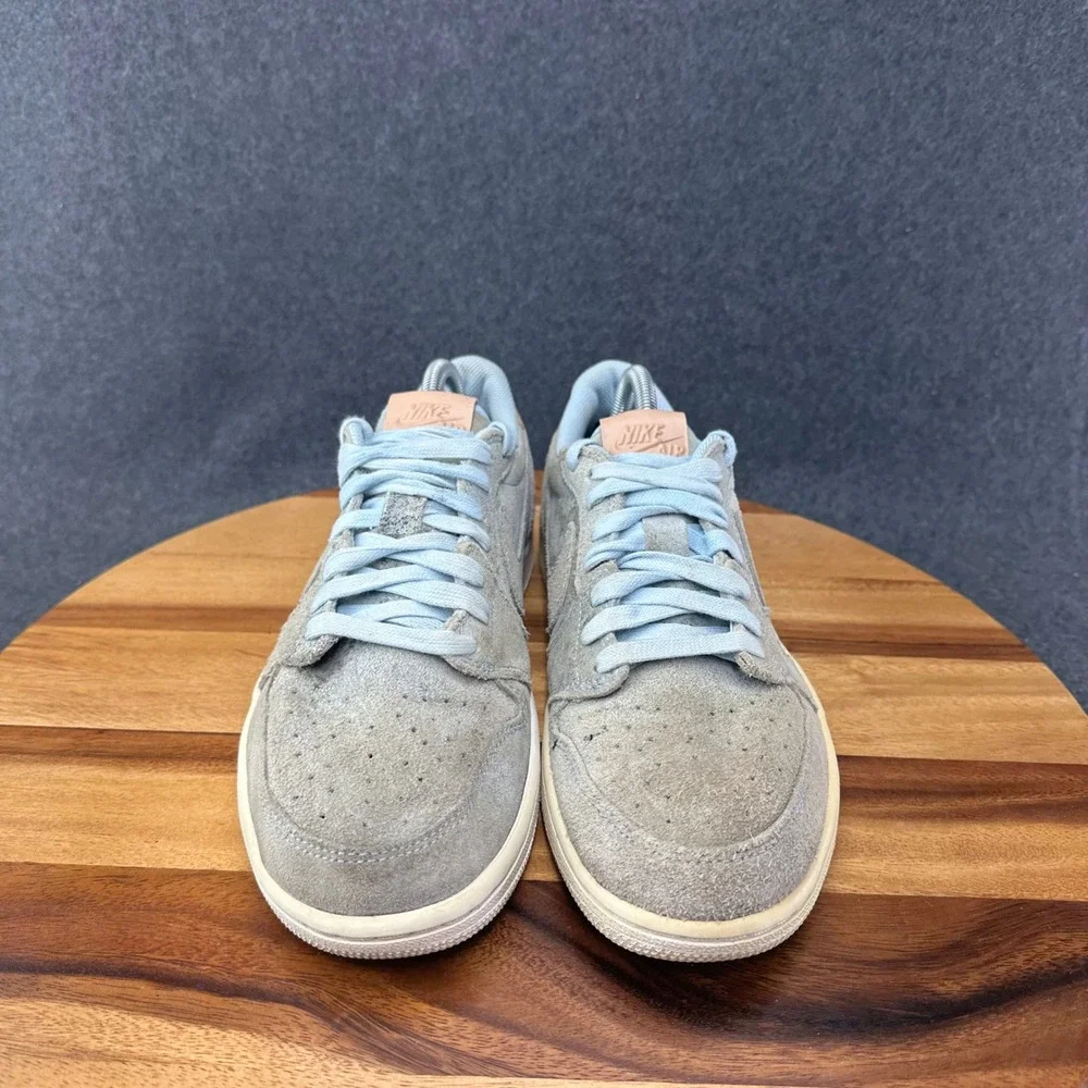 Nike Air Jordan 1 Retro Low OG Premium Ice Blue Tan 905136-402 Mens Size 9